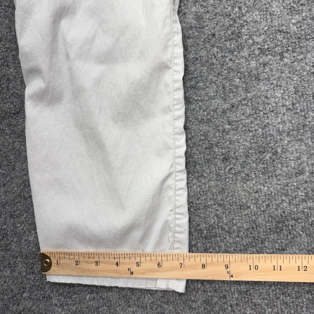 TravisMathew Men 38x32 Tencel Blend Performance Golf Pants Light Gray Straight